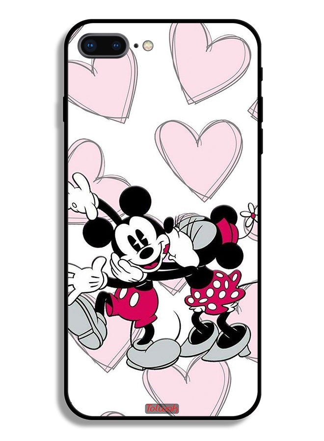 Tolwak Apple iPhone 8 Plus Protective Case Mickey Mouse Hug - Image 2