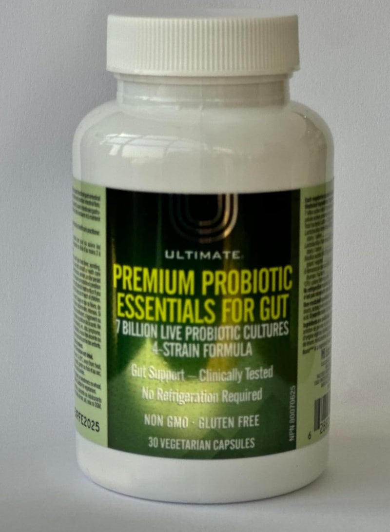 Ultimate Premium Probiotic Essentials for Gut 30 capsules  Vegetarian Capsules - Image 2