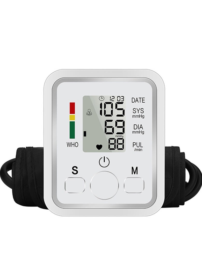 إسكدنيا ضغط الدم مراقب التلقائي الاستخدام المنزلي آلة الكفة شاشة LCD البث الصوتي للكبار الذراع أداة BP الرقمية - Image 3