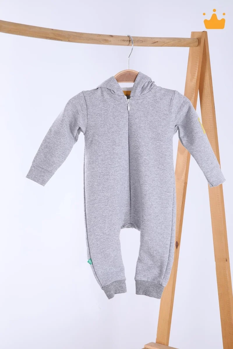 بيبي هولا Babyhola Zippered Rabbit Ears Jumpsuit 5014