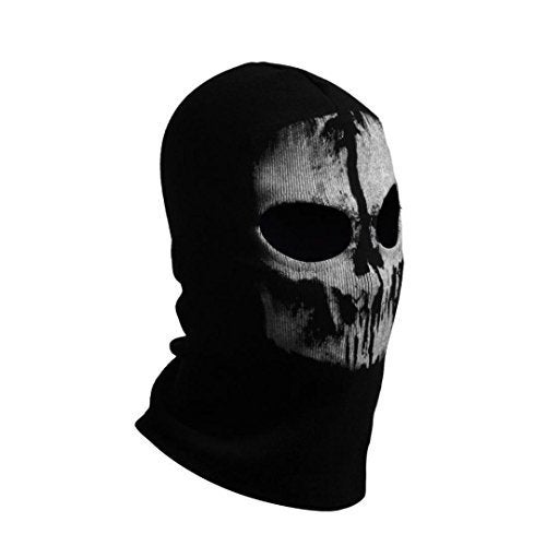 SzBlaZe Unisex Ghost Print Stocking Balaclava Mask Good For War Game Halloween Cosplay (Print 3) - Image 4
