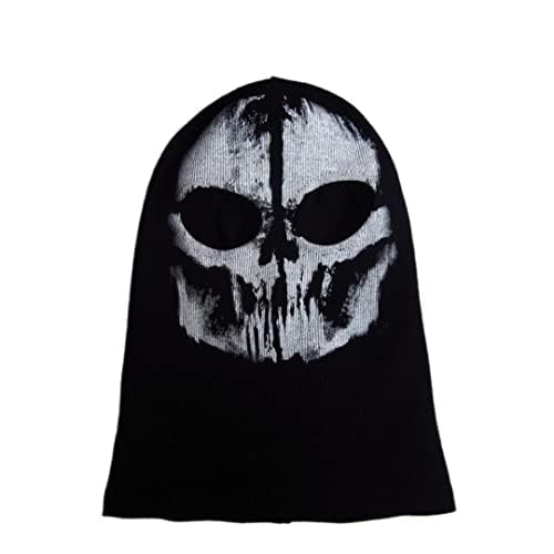 SzBlaZe Unisex Ghost Print Stocking Balaclava Mask Good For War Game Halloween Cosplay (Print 3) - Image 5