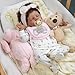 BABESIDE Lifelike Reborn Baby Dolls Black Girl 17Inch Realistic Newborn Baby Doll Real Life Baby Dolls with Clothes and Toy Gift for Kids Age 3 - Image 3