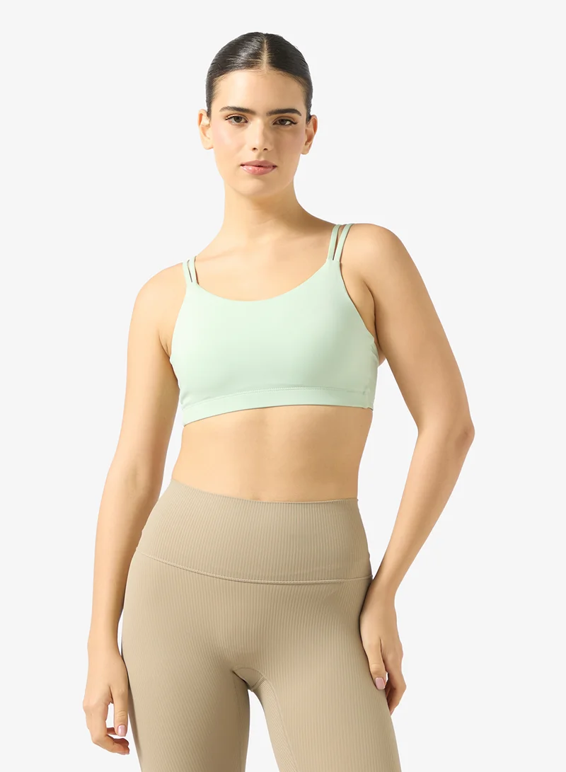 Strappy Medium Support Sports Bra