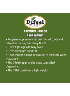 difeel Premium Natural Hair Oil - Peppermint Oil 7.1 ounce  - Image 2