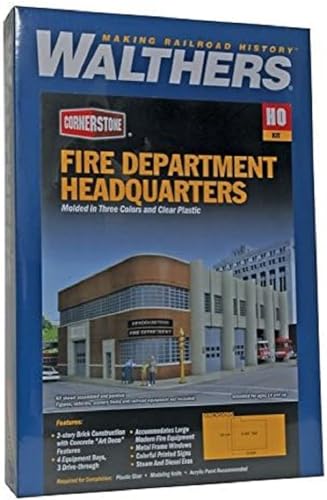 Walthers Cornerstone Fire Dept Headquarters - Image 1