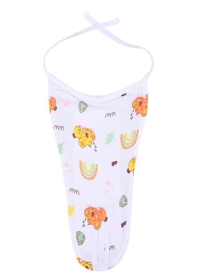 MumsLap Cotton Cloth Nappies for Newborns | Soft and Comfortable Reusable Baby Nappies | Washable and Lightweight Infant Diapers | Breathable and Easy-to-Use Cloth Nappies White Pack of 5 3-6 Months - Image 4