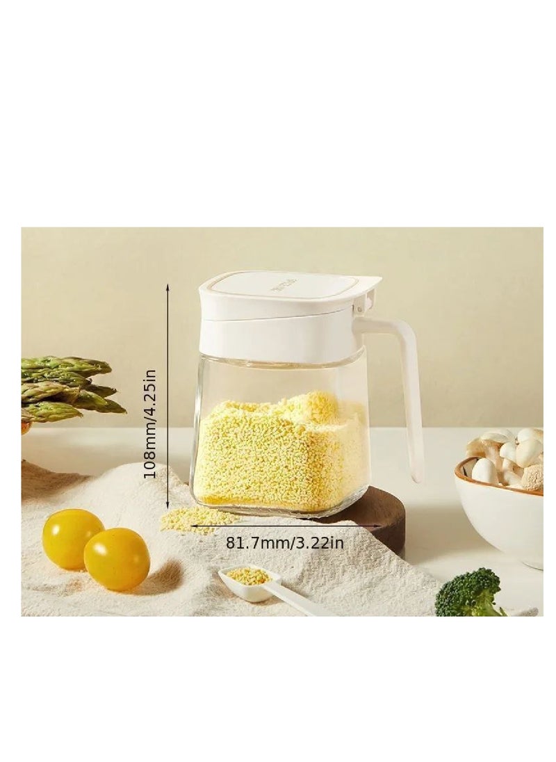 Generic - Glass Spice Jar with Movable Lid, for Spices, Legumes and Seasonings, Decorative Shape in the Kitchen - Image 1