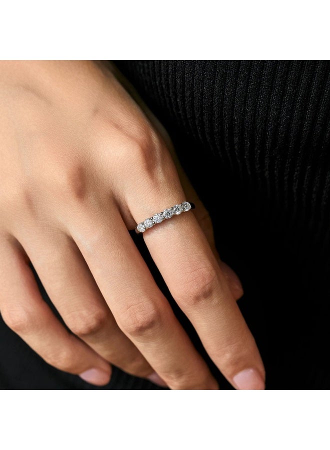 Luxuria Irregular Zircon Ring, Personalized Jewelry, Fashionable Fashion Ring, Delicate Zirconia, Popular 18K Stainless Steel Gold Plated Wedding Ring, High Quality, Elegant Style for Women - Image 3