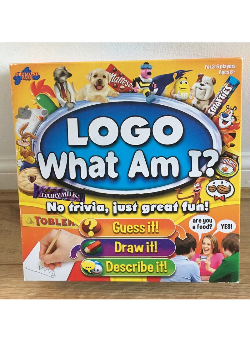 Drumond Park What Am I? – Logo Guessing Card Game for Kids & Families – Educational & Fun Party Game – Easy to Play, Great for Travel & Game Nights - Image 1