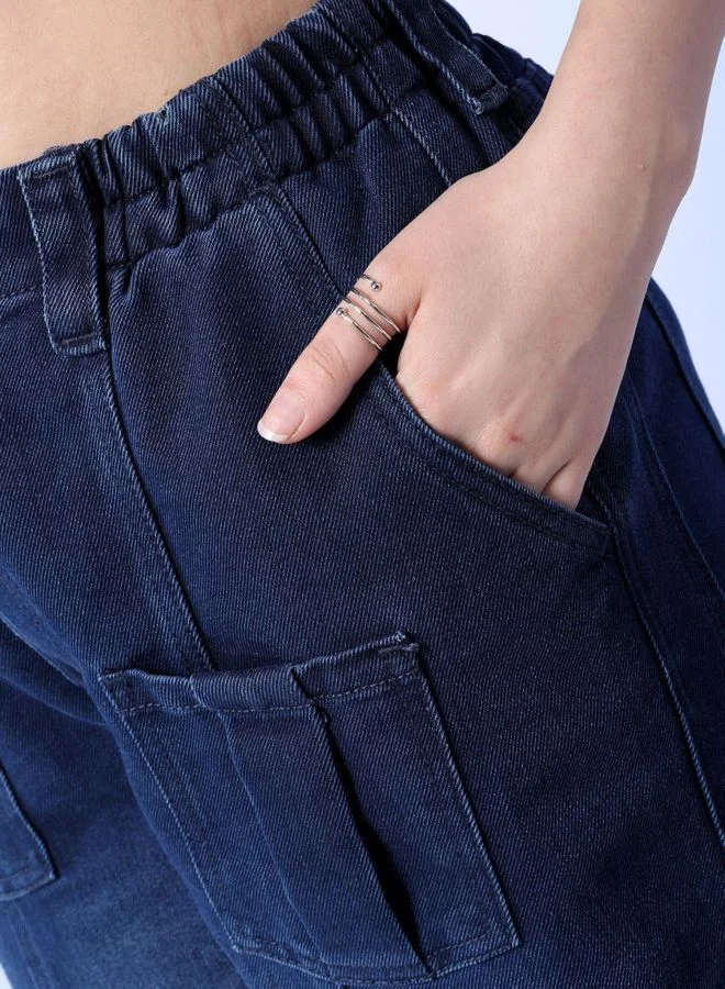 Freehand  Women Boxy Fit Printed High Rise Jeans  | Best Price UAE