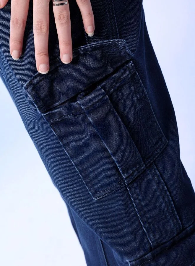 Freehand  Women Boxy Fit Printed High Rise Jeans  | Best Price UAE