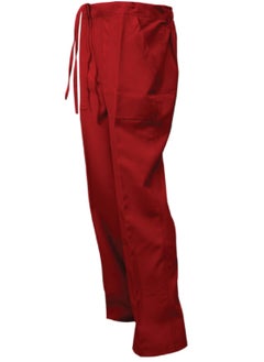 International Uniform L.L.C Scrubs Medical Uniform Unisex Top and Pants Maroon Color  - Image 3