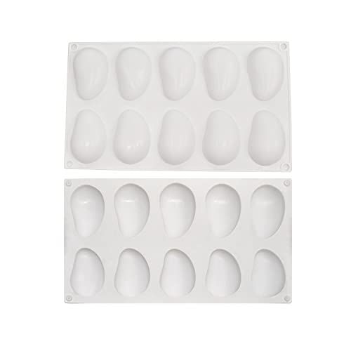 mostsom Silicone Mold Dessert Silicone Cake Mold For Baking Fondant Mould Fruit Shape Sugar Candy Jelly Bakeware Chocolates Mould (Mango H_11.68x6.84x0.8 inch) - Image 4