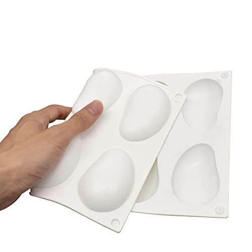 mostsom Silicone Mold Dessert Silicone Cake Mold For Baking Fondant Mould Fruit Shape Sugar Candy Jelly Bakeware Chocolates Mould (Mango H_11.68x6.84x0.8 inch) - Image 5