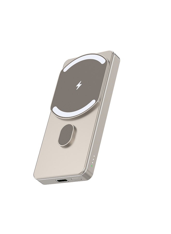 VIWTEC Magnetic Phone Power Bank 10000mAh - Wireless Fast Charger Compatible with iPhone 12-15/AirPods | Ultra-Slim Portable Charger - Image 4