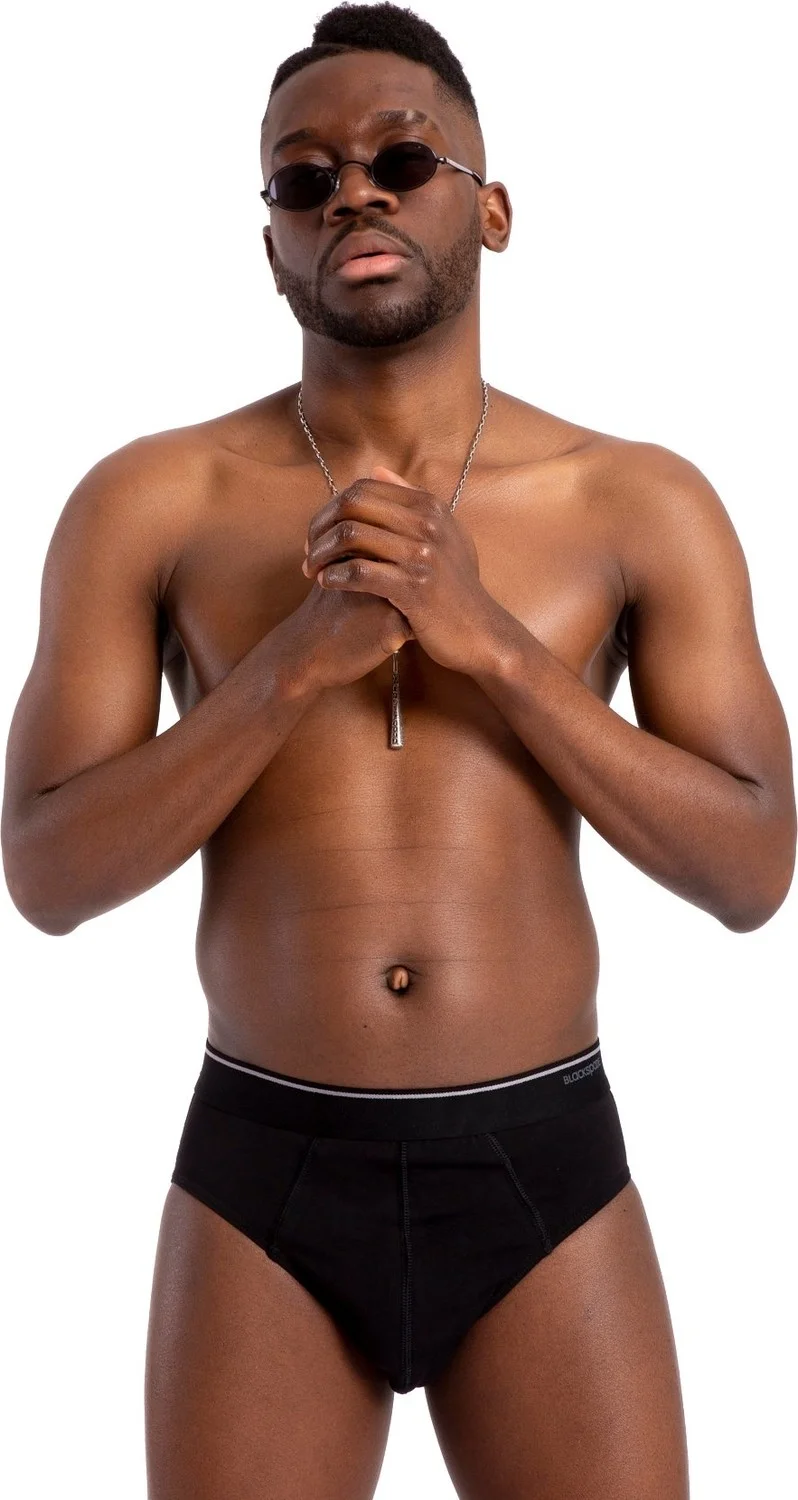 Tampap Men's Cotton Briefs 3 Pack Blackspade 9672