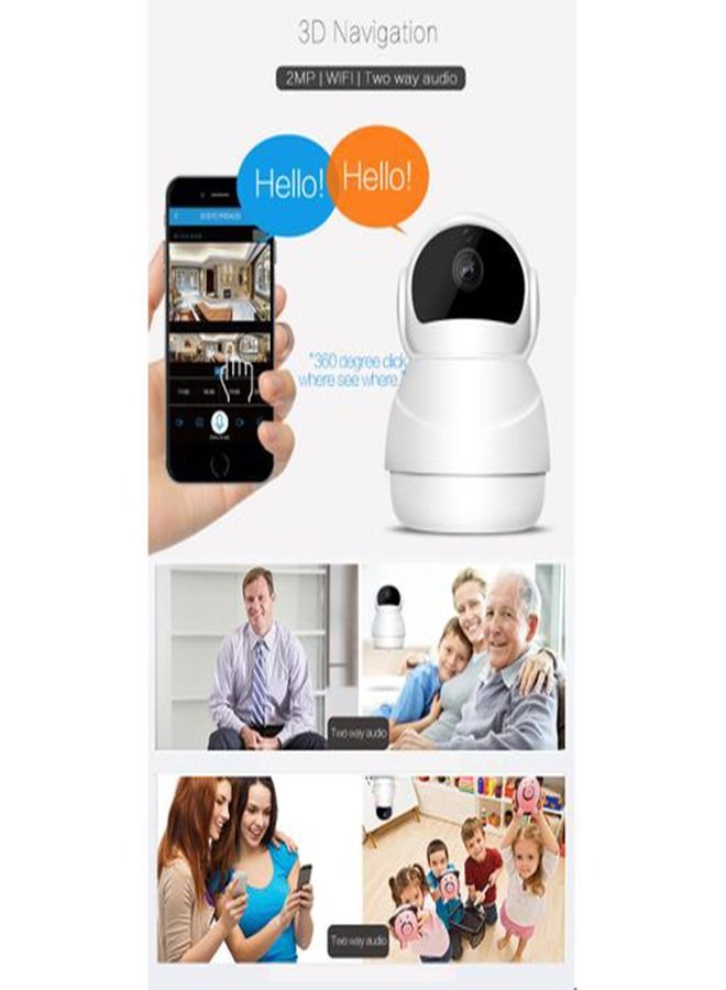 Robot Wifi IP Camera With Mic And Speaker 360 D IP Night Vision / Smartphone Support - Image 4