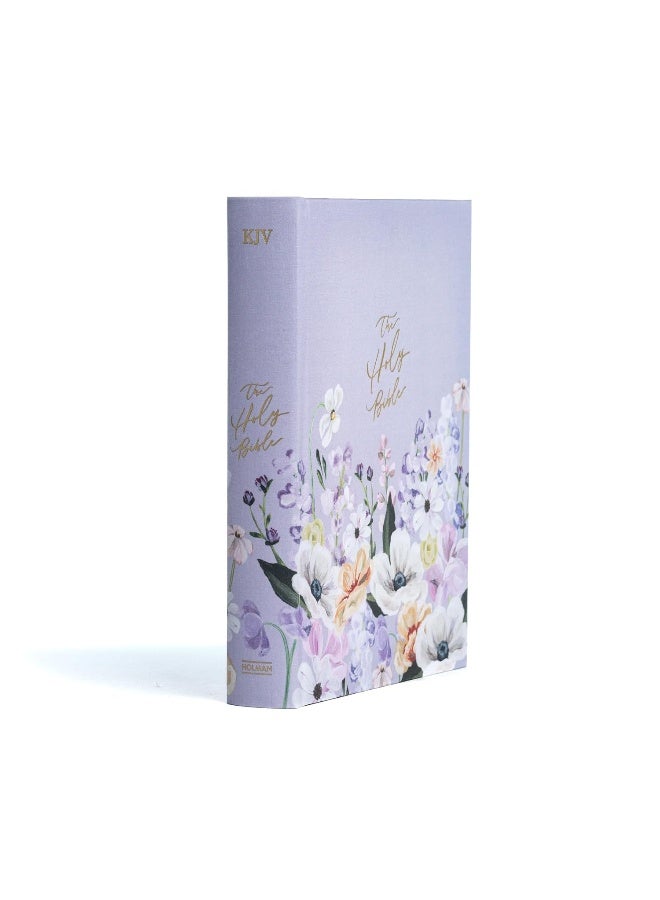 KJV Notetaking Bible, Large Print Hosanna Revival Edition, Lavender/Peach Cloth Over Board - Image 2