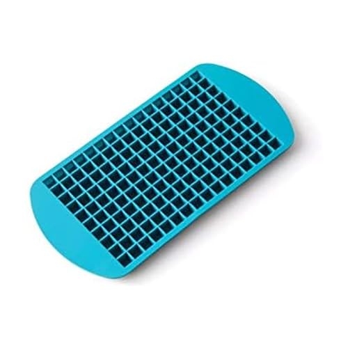 Houdini Crushed Ice Cubes Tray, Produces 160 Mini Cubes, Blue - Image 1