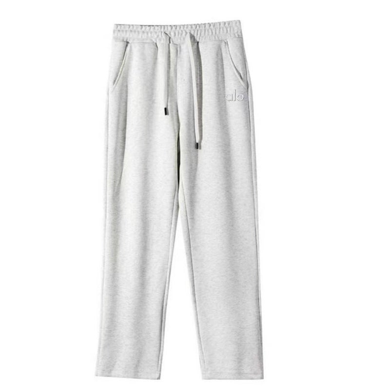 Alo Yoga 2025 New Cotton Reflective Label AO Alo Autumn/Winter Sports Casual Straight Pants for Men and  Women - Image 5