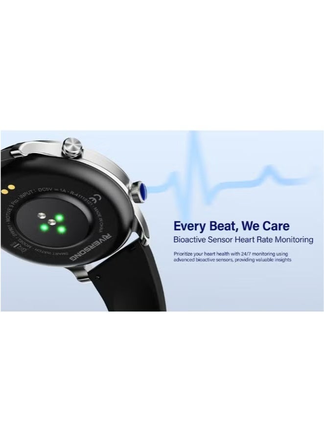 RIVERSONG Motive 9 Pro Calling Smart Watch, 1.43 Inch Amoled Display - Image 1