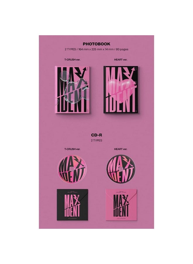 دريموس ألبوم Dreamus Stray Kids [ MAXIDENT ] STANDARD EDITION HEART ver Black - Image 3