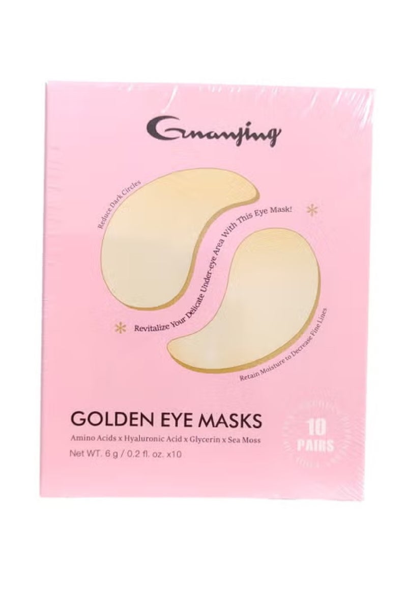 Golden Eye Masks10 Pairs