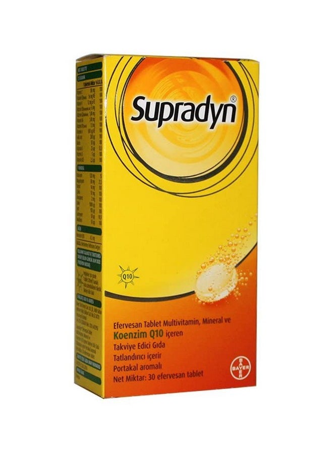 Supradyn - Energy 30 Effervescent Tablets Vitamins And Minerals For Energy Throught The Day - Image 1