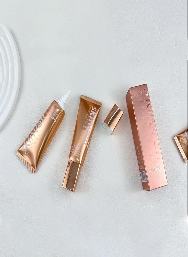 ماليو كريم أساس مالياو سكينفيل عالي التغطية - إشراقة خالية من العيوب لجميع ألوان البشرة (02- عاجي ناعم) - Image 3