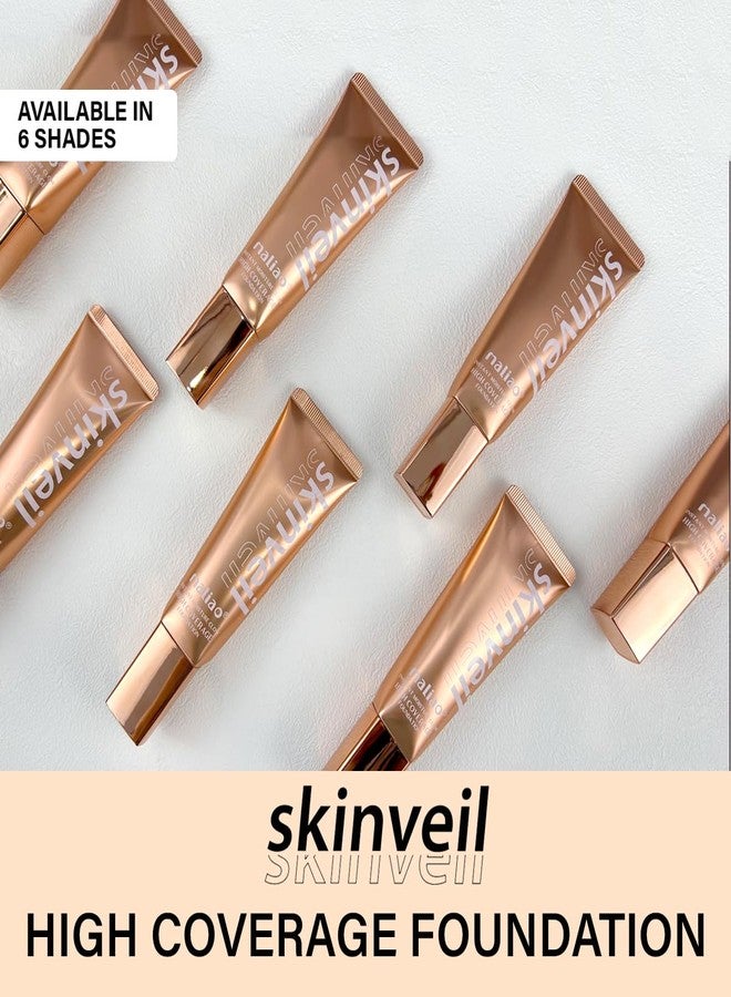 ماليو كريم أساس مالياو سكينفيل عالي التغطية - إشراقة خالية من العيوب لجميع ألوان البشرة (02- عاجي ناعم) - Image 5