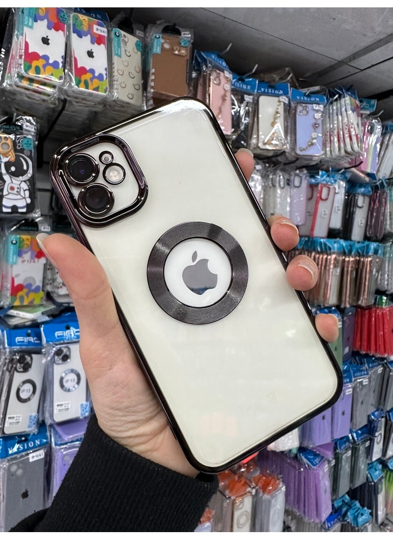 Go Aksesuar - Go Accessory Iphone 12 (6.1 Inch) Compatible Laser Case with Extra Camera Protection (Camera Lens) - Image 1