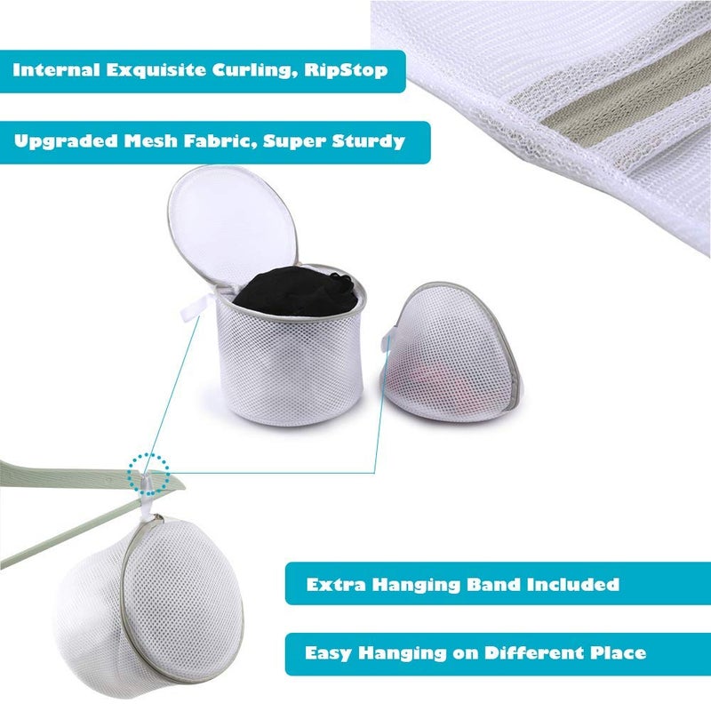 ZEMAHOME Mesh Laundry Bags for Facemasks with Premium Zipper Delicates Laundry Bag Travel Storage Organize Bag Clothing inWash Cleaning Bag for Laundry 1 x Facemask Bag76x68 - Image 4