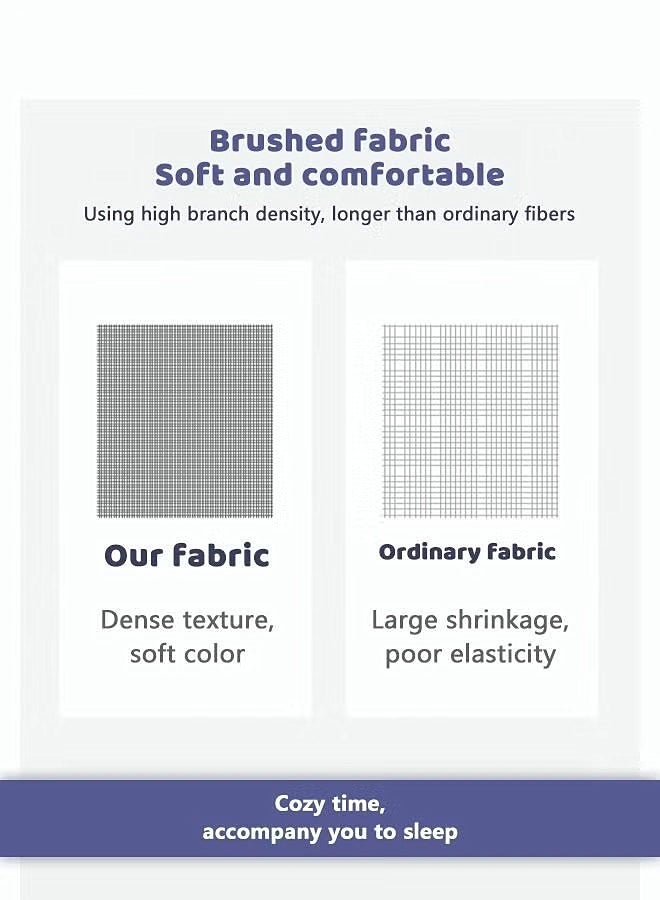 4PCS Bedding Set Skin Friendly and Simple Cotton Material Including Sheets Duvet Cover and 2 Pillows 2.0 Bed 200*230CM - Image 4