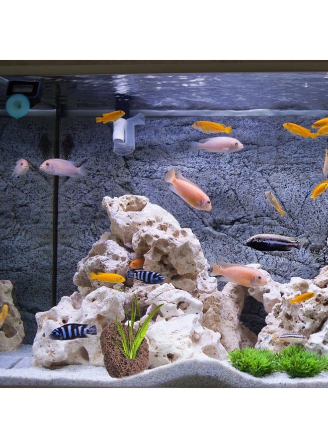 Yardwe Rocks Volcanic Stones 6Pcs Decorative Rocks Fish Tank Filter Aquarium Landscape Ornaments Decoration Random Color - Image 5