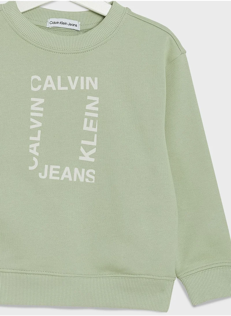 Calvin Klein Jeans Youth Logo Sweatshirt