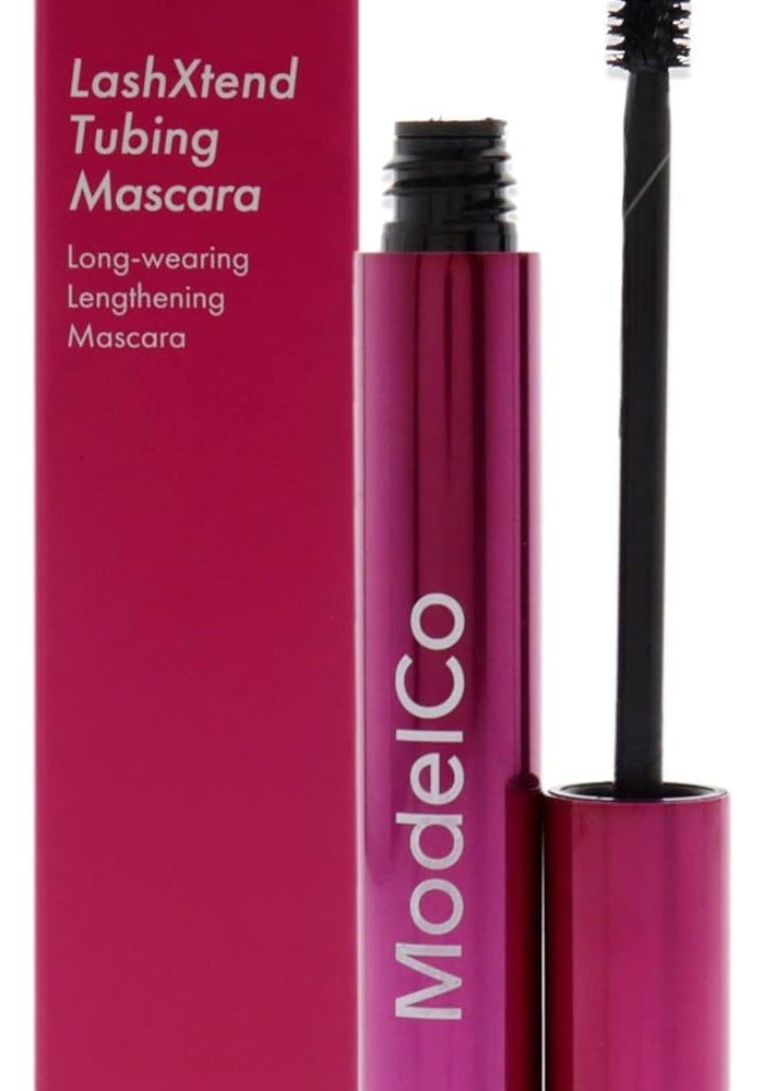 ModelCo LashXtend Tubing Mascara - Black, 0.24 Oz - Long-Wearing Lengthening Mascara for Women - Image 1