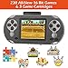 TaddToy 16 Bit Handheld Game for Kids Adults 30 Large Screen Preloaded 230 HD Classic Retro Video Games with USB Rechargeable Battery 3 Game Cartridges for Birthday Gift for Kids 412 Black - Image 2
