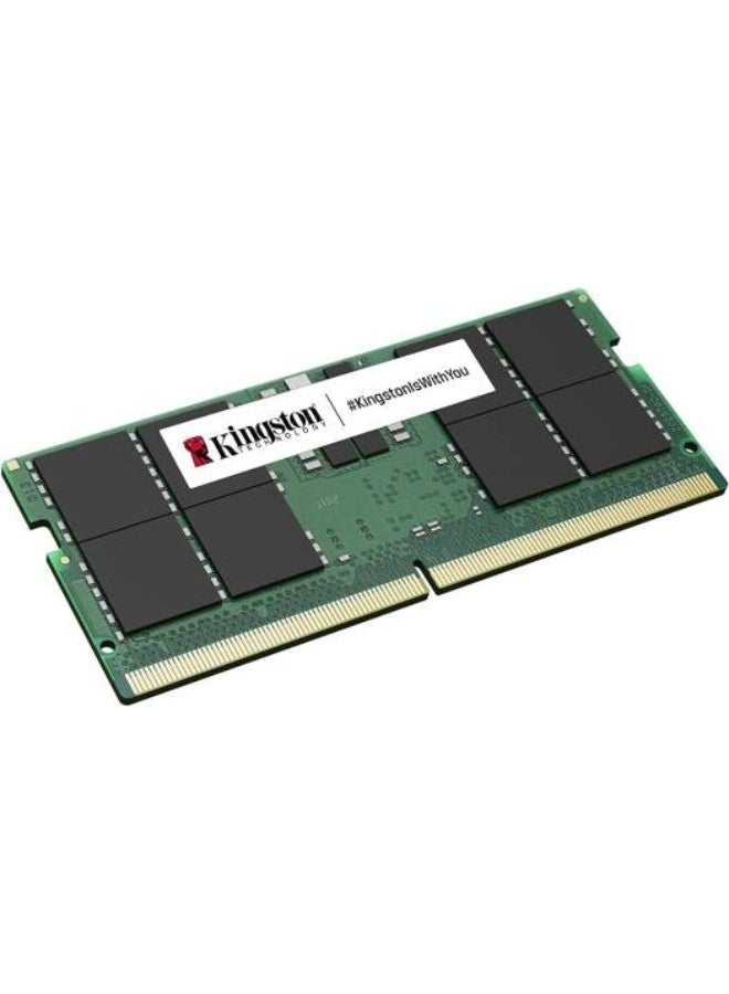 كينغستون ذاكرة كينغستون DDR5 ValueRAM بسعة 16GB للابتوب SO-DIMM – 5600MT/s، زمن وصول CL46، غير ECC، 1.1V، 262 دبوس | KVR56S46BS8-16 - Image 2