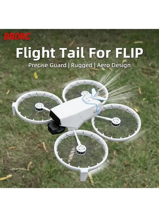 DJI Flip Wing Mount Bracket Grey Stabilizer Accessory Hands Free Installation Durable PC Material - Image 3