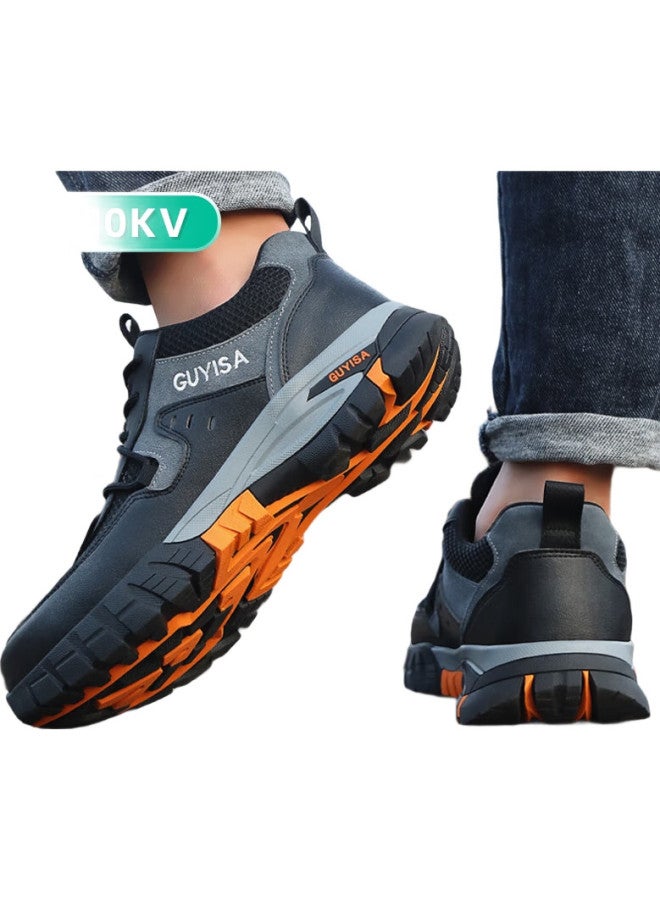 WELDON Insulated Safety Shoes For Men, Summer Breathable 10Kv Insulated, Anti-Smashing, Anti-Puncture, Safety Electrician Functional Shoes 1109Tkv Size 44 - Image 2