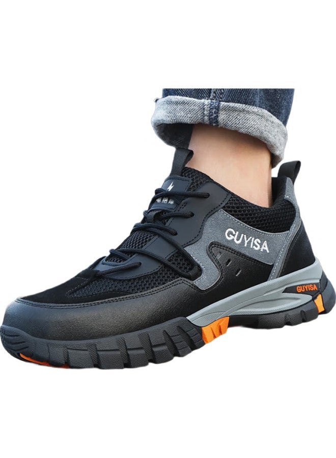 WELDON Insulated Safety Shoes For Men, Summer Breathable 10Kv Insulated, Anti-Smashing, Anti-Puncture, Safety Electrician Functional Shoes 1109Tkv Size 44 - Image 3