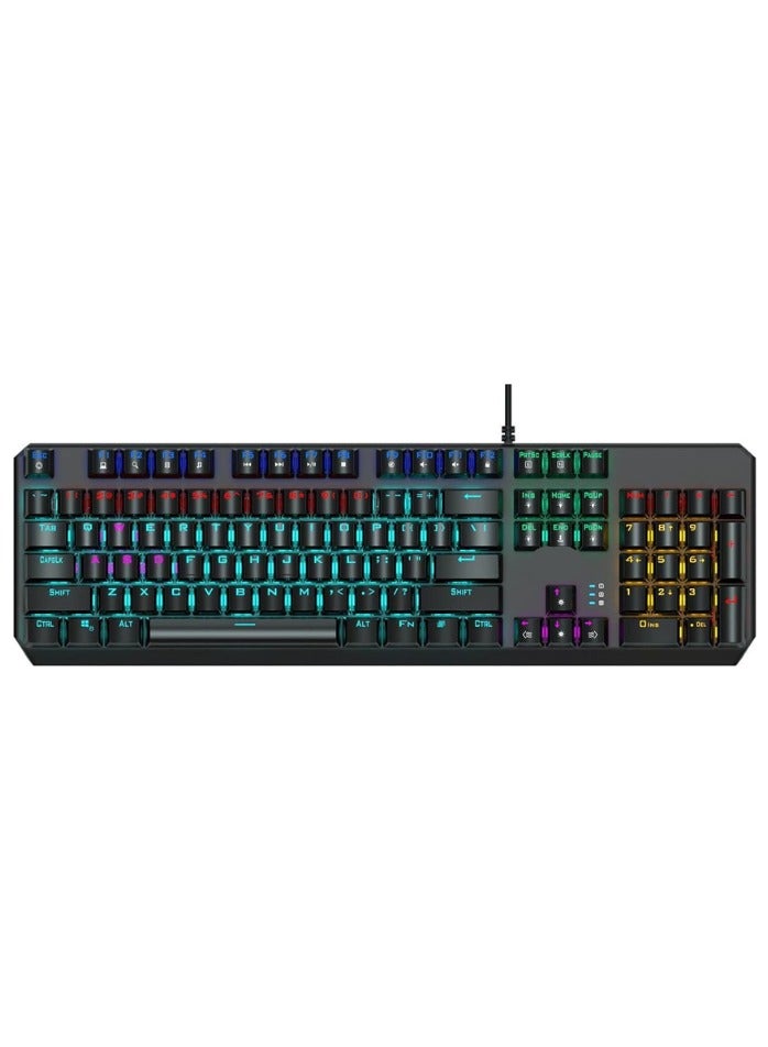 Mechanical Gaming Keyboard GK100F – RGB Backlit, Wired, Turkish Q Layout, Stylish Modern Design - Image 2
