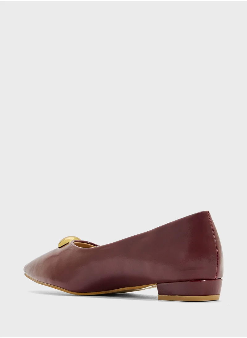 ELLA Ladies Pointed Ballerina Flat