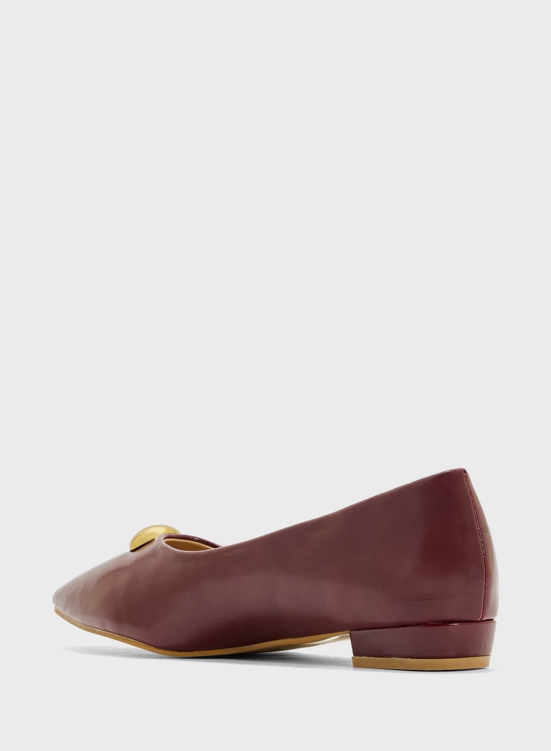 ELLA Ladies Pointed Ballerina Flat  - Image 2