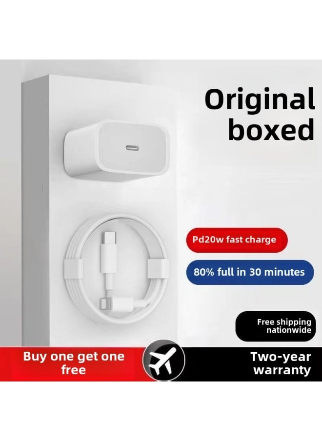 Generic - Applicable To Apple PD35W Suit Fast Charging Line Data Line IPhone13/12/11/xs/xr8p7 Charger Head-Color:Original Boxed [usb Interface 5w] Old Model - 1.5m Wires [1 Pack] Only Wired - Image 1