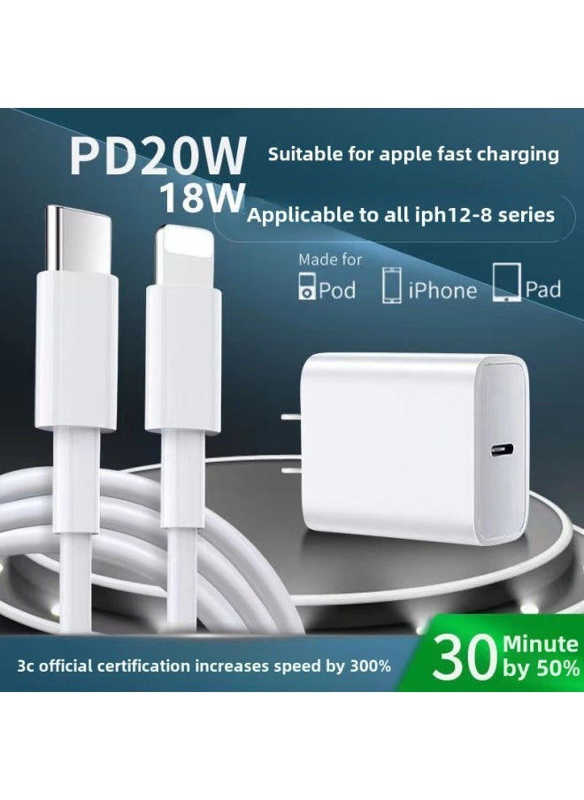 Generic - Applicable To Apple PD35W Suit Fast Charging Line Data Line IPhone13/12/11/xs/xr8p7 Charger Head-Color:Original Boxed [usb Interface 5w] Old Model - 1.5m Wires [1 Pack] Only Wired - Image 1