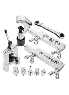 Generic Flaring & Swaging Tool Kit Tube Pipe, Breakline & HVAC Swaging Tool Set for 45° Single Flares on Copper, Aluminum, Brass, and Soft Steel Lines with Tube Cutter,  - Image 4