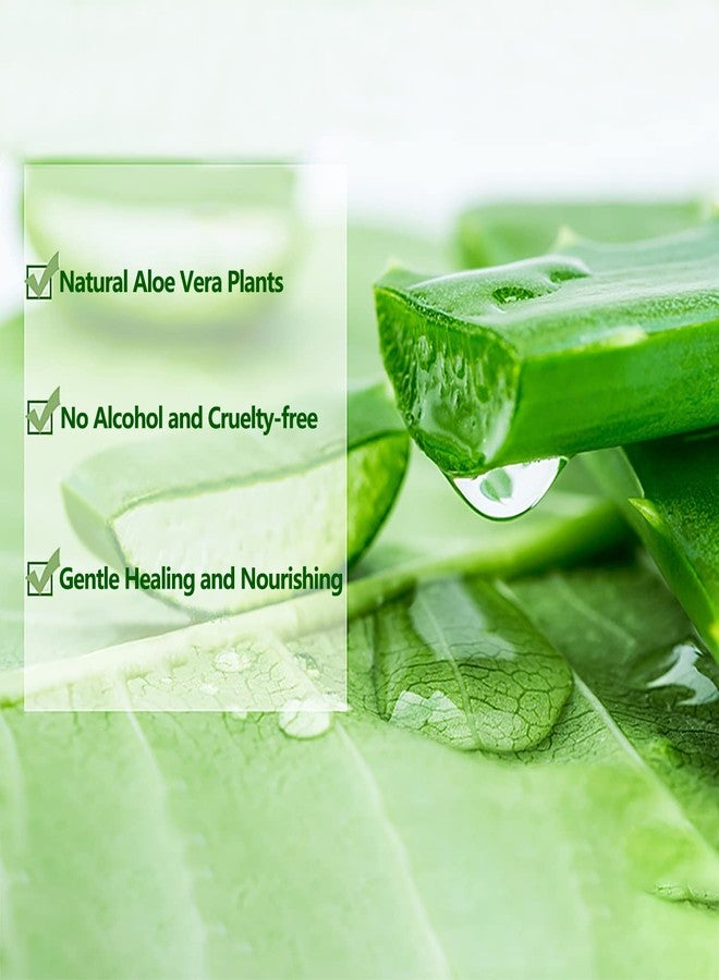 ASYBO 300 ML Aloe Vera Gel – 99% Organic Pure Aloe Vera Hydrating Moisturizer, Natural Aloe Cream for Dry Skin, Sunburn, Acne - Image 3