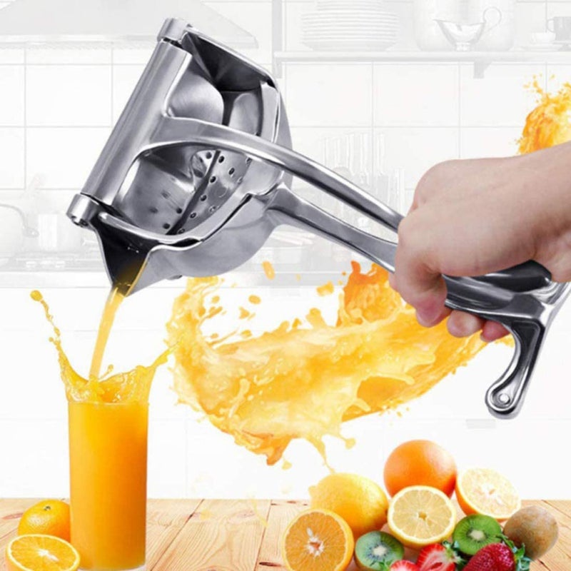 Riddhin LemonFruit Squeezer Aluminum Fruit Press Juicer Heavy Duty Hand Press Fruit Juicer Detachable Lemon Lime Squeezer Manual Citrus Press Juicer for Grapefruits Orange - Image 1